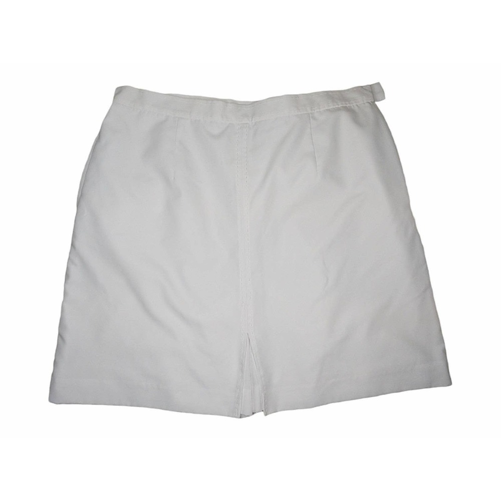 IZOD Side Zip Bright White Skort Size 14